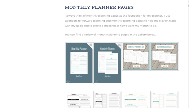 Personal Planner - Free Printables